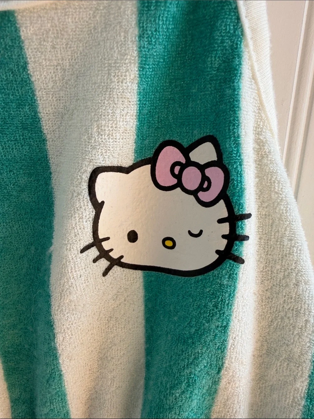 (171)Hello Kitty x Grayson Mini 3T Terry Cloth Romper beach cover up